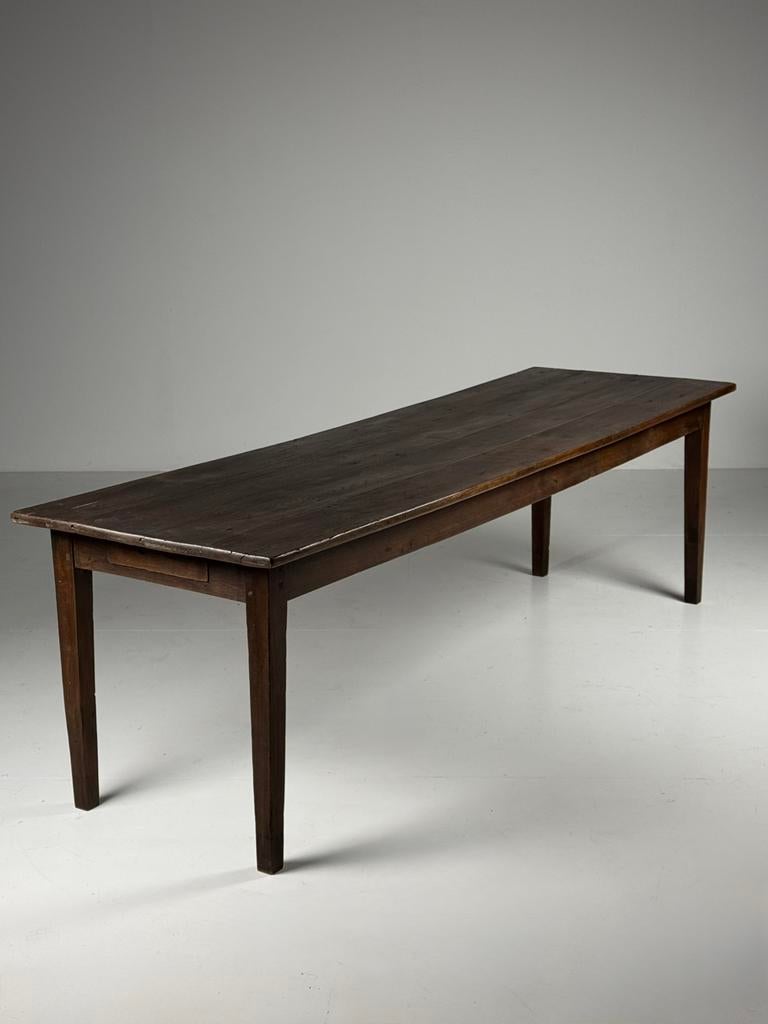 Franse eettafel antiek 19e eeuw eiken