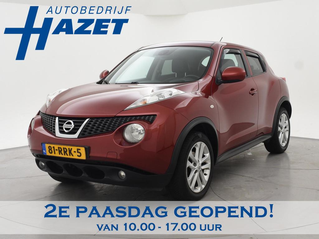 Nissan Juke 1.6 AUTOMAAT TEKNA + LEDER | CAMERA | TREKHAAK |, Euro 5, 4 cilinders, 49 €/maand, SUV of Terreinwagen