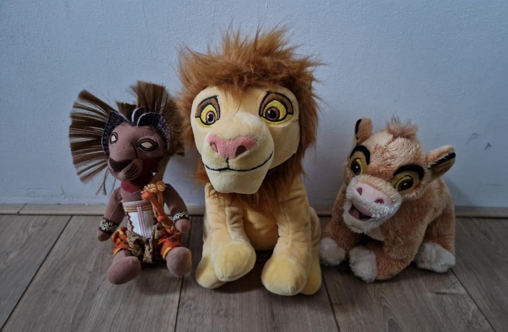 Disney lion king knuffels simba nala mufasa broadway, Kinderen en Baby's, Speelgoed | Knuffels en Pluche, Ophalen of Verzenden
