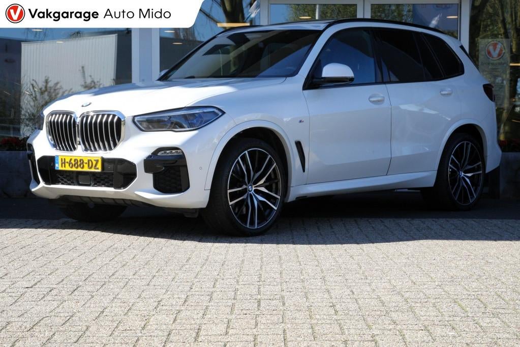 BMW X5 xDrive40i High Executive M-Sport | 7-persoons | NLD a, Auto's, 12 maanden, Gebruikt, 138 €/maand, Wit
