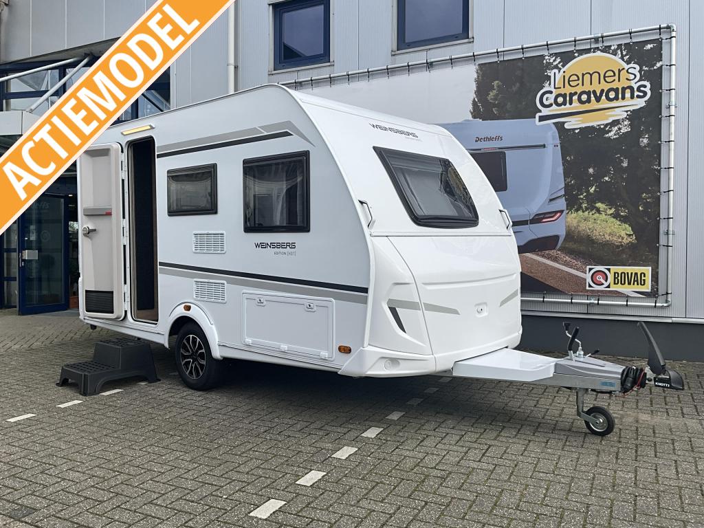 Weinsberg CaraOne Edition HOT 390 QD COMPACT-ACTIE MODEL, Caravans en Kamperen, Caravans, Overige merken, Schokbreker, Bedrijf