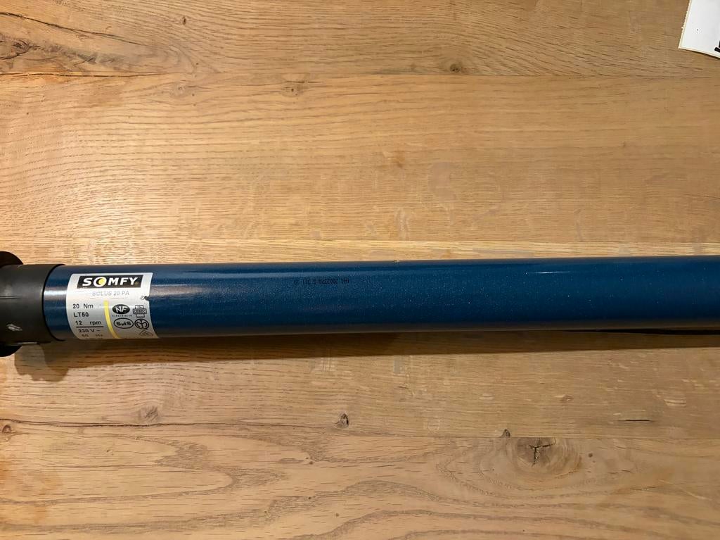 Somfy Solus 20 PA buismotor voor rolluik, Gebruikt, Overige kleuren, Ophalen of Verzenden, Minder dan 100 cm