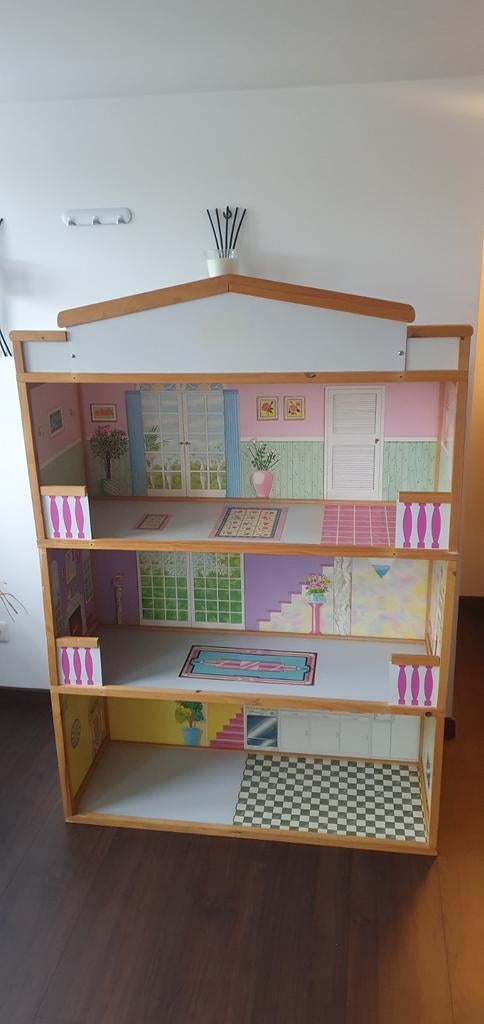 Barbie huis, Ophalen of Verzenden, Zo goed als nieuw, Poppenhuis