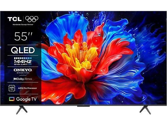 TCL 55P8K QLED Google TV 2025, 120 Hz, Zo goed als nieuw, 100 cm of meer, Ophalen