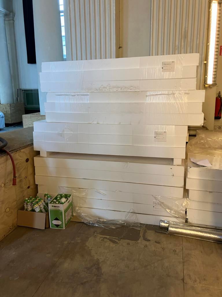 130mm Drukvaste Tempex EPS 150 Isolatieplaten (76m²), Ophalen, 12 cm of meer, Nieuw, 15 m² of meer