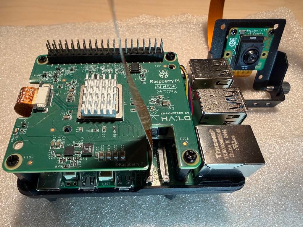 Raspberry Pi 5 AI‑set met Hailo 26 TOPS & IMX500 camera, Ophalen of Verzenden, Nieuw