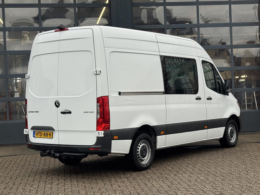 Mercedes-Benz Sprinter 315 L2H2 DC | 6-Persoons | 10"Mbux |, Automaat, Stof, Gebruikt, 4 cilinders