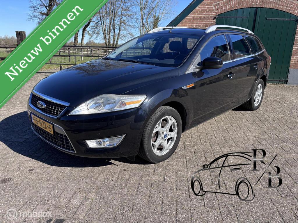 Ford Mondeo Wagon 2.0-16V Titanium FlexiFuel NAVI AC CRUISE, 145 pk, Stof, Gebruikt, Zwart