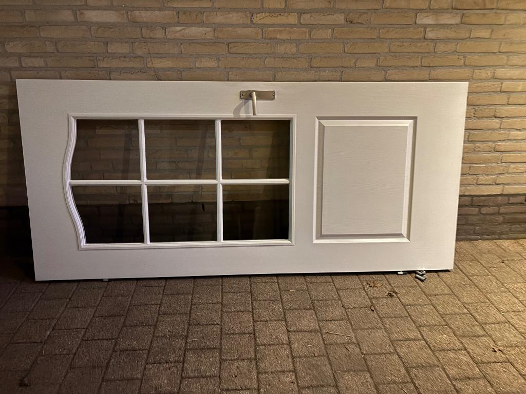 Opdekdeur, Ophalen, Gebruikt, 80 tot 100 cm, Binnendeur