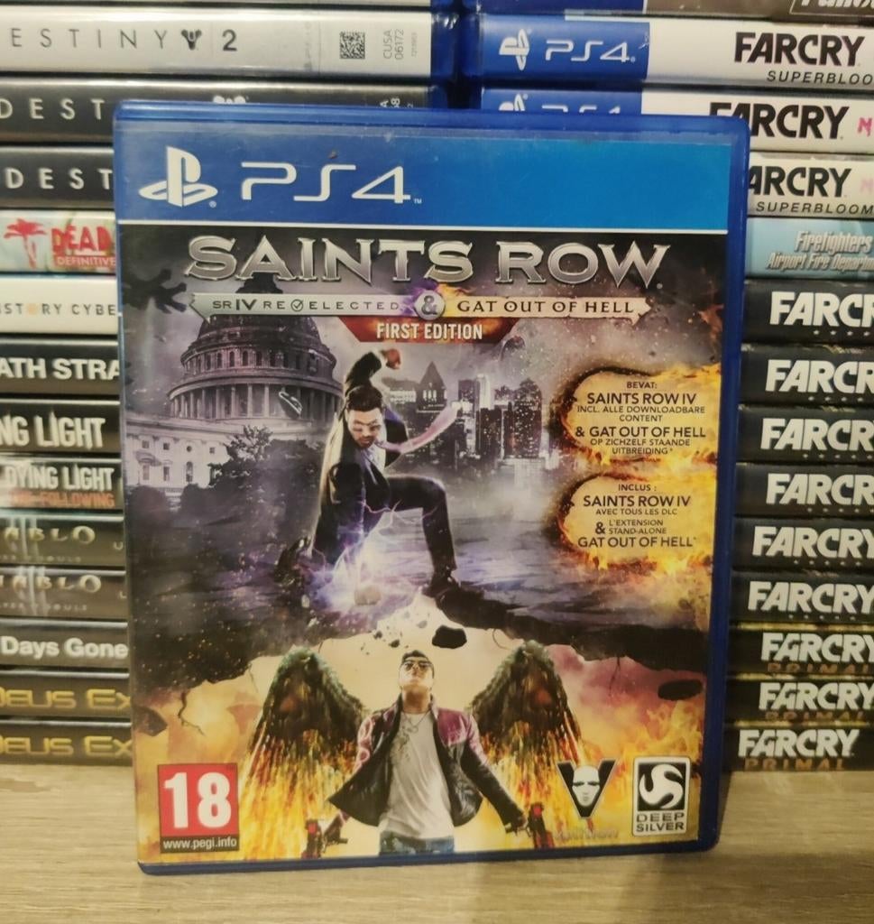 Saints row IV & out of hell playstation 4, Avontuur en Actie, Kk, Vanaf 18 jaar, 1 speler
