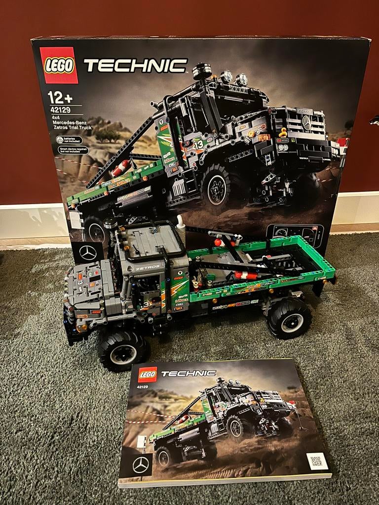 Lego technic 42129 Mercedes-Benz Zetros Trial, Ophalen, Zo goed als nieuw, Complete set, Lego