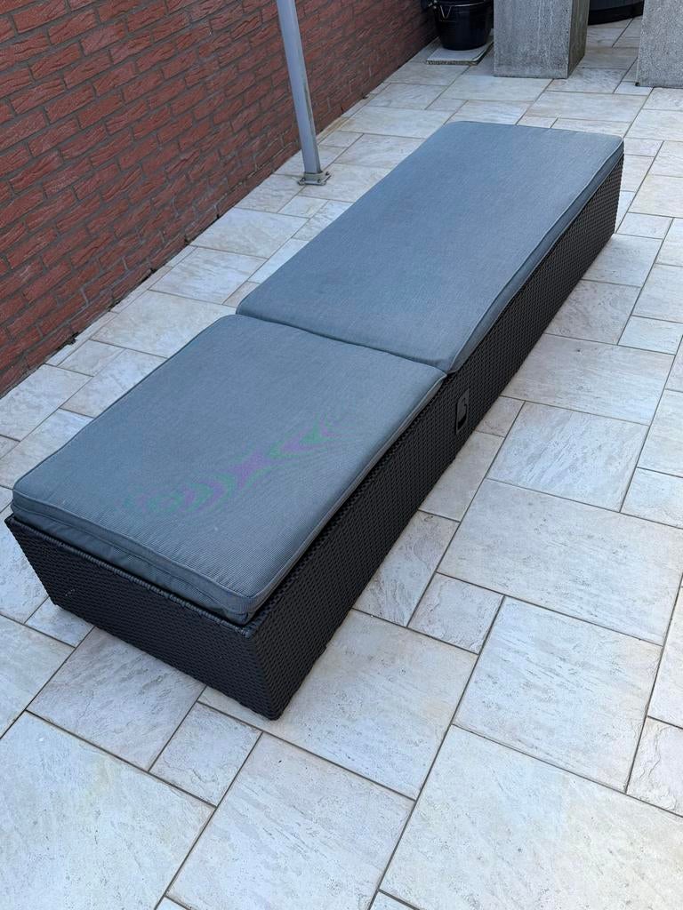 Nieuwe ligbank - nooit gebruikt!, Ophalen, Nieuw, Wicker, Verstelbaar