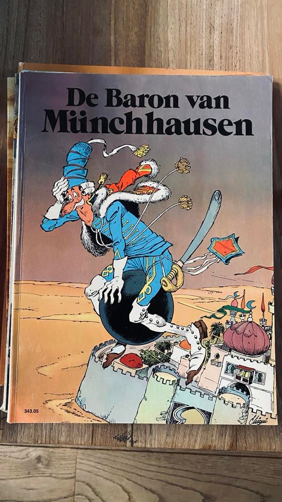 De Baron van Münchhausen - Stripboek, Boeken, Eén stripboek, Ophalen of Verzenden, Gelezen