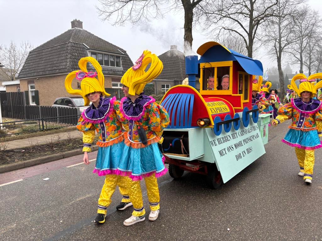 Loopgroep carnaval polonaise kleurrijk, Kleding | Dames, Carnavalskleding en Feestkleding, Gedragen, Carnaval, Ophalen