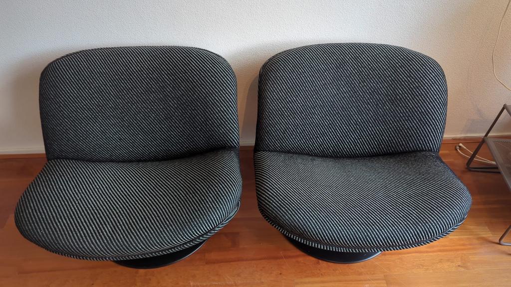 Artifort F508 Fauteuils - Geoffrey Harcourt - Set van 2, Ophalen, Design, 75 tot 100 cm, Zo goed als nieuw