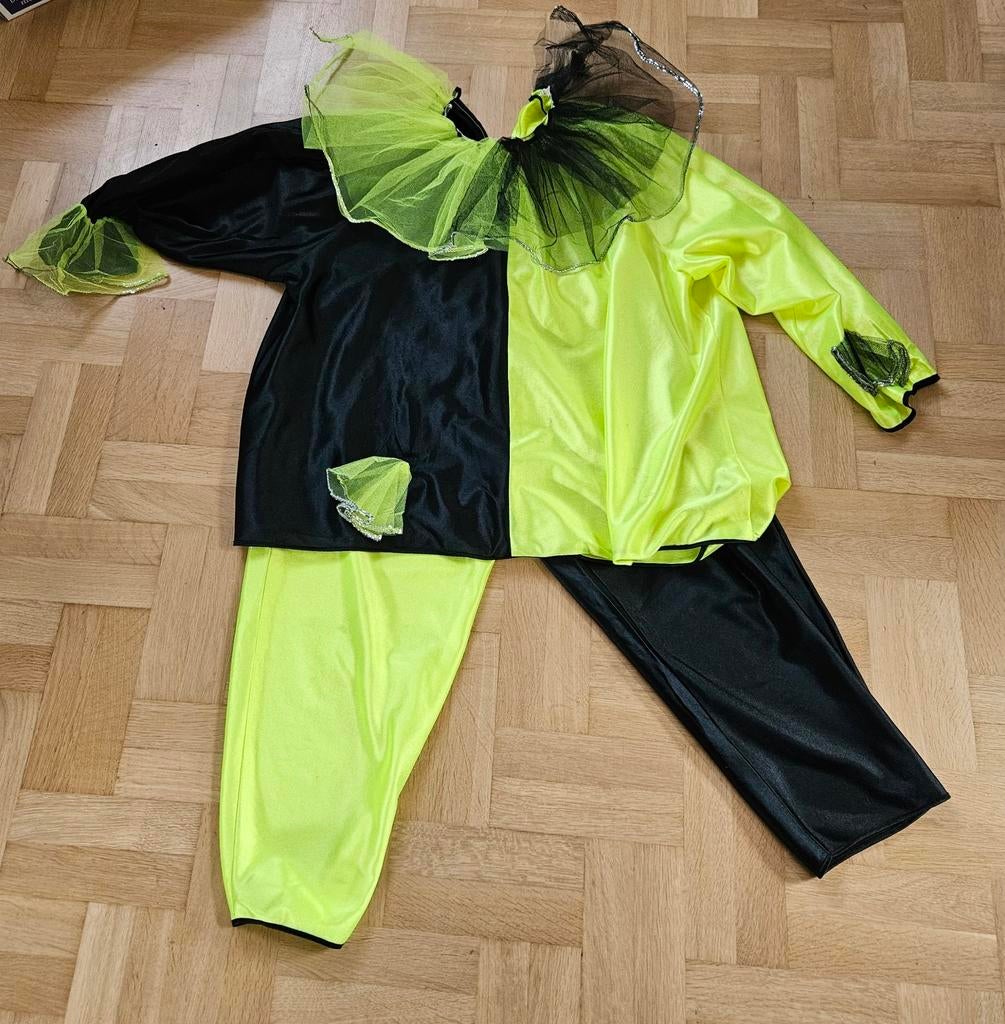 Clownspak Pierro, Kleding | Dames, Carnavalskleding en Feestkleding, Carnaval, Maat 42/44 (L), Ophalen of Verzenden, Kleding