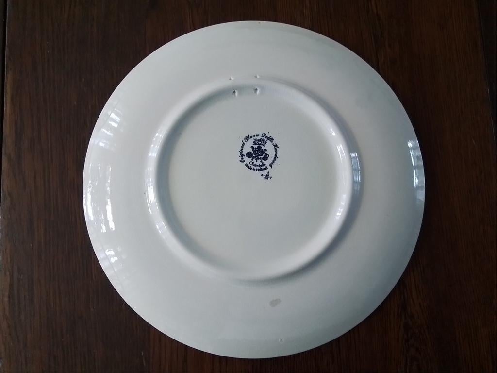 Wandbord met Duiven Afbeeldingen, Ophalen of Verzenden, Gebruikt, Porselein, Bord of Schaal