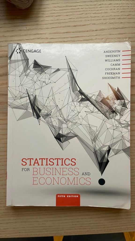 Statistics for Business and Economics, Ophalen of Verzenden, Zo goed als nieuw