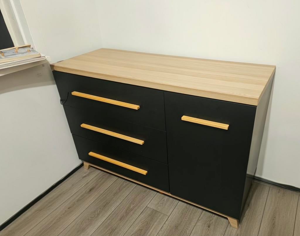 Commode TWF Bradford - 3 lades, 1 deur, Ophalen, Zo goed als nieuw