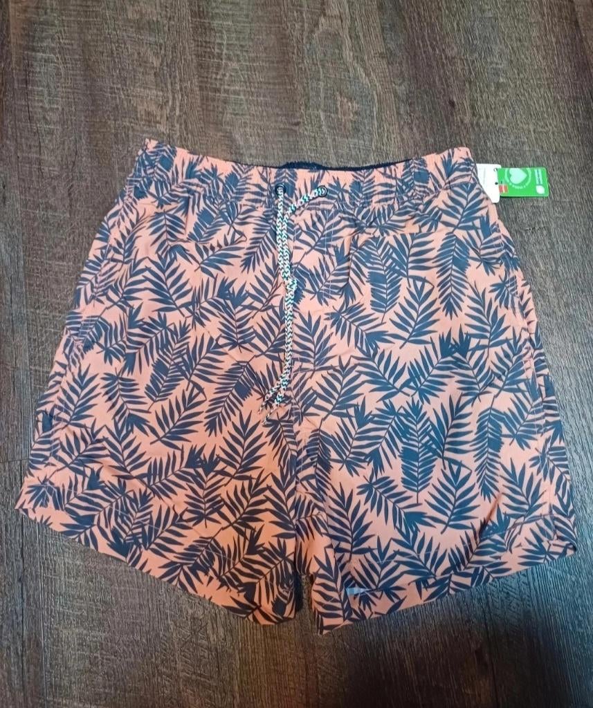 Zwembroek met print, Hema, Blauw, Ophalen of Verzenden, Zwemshort