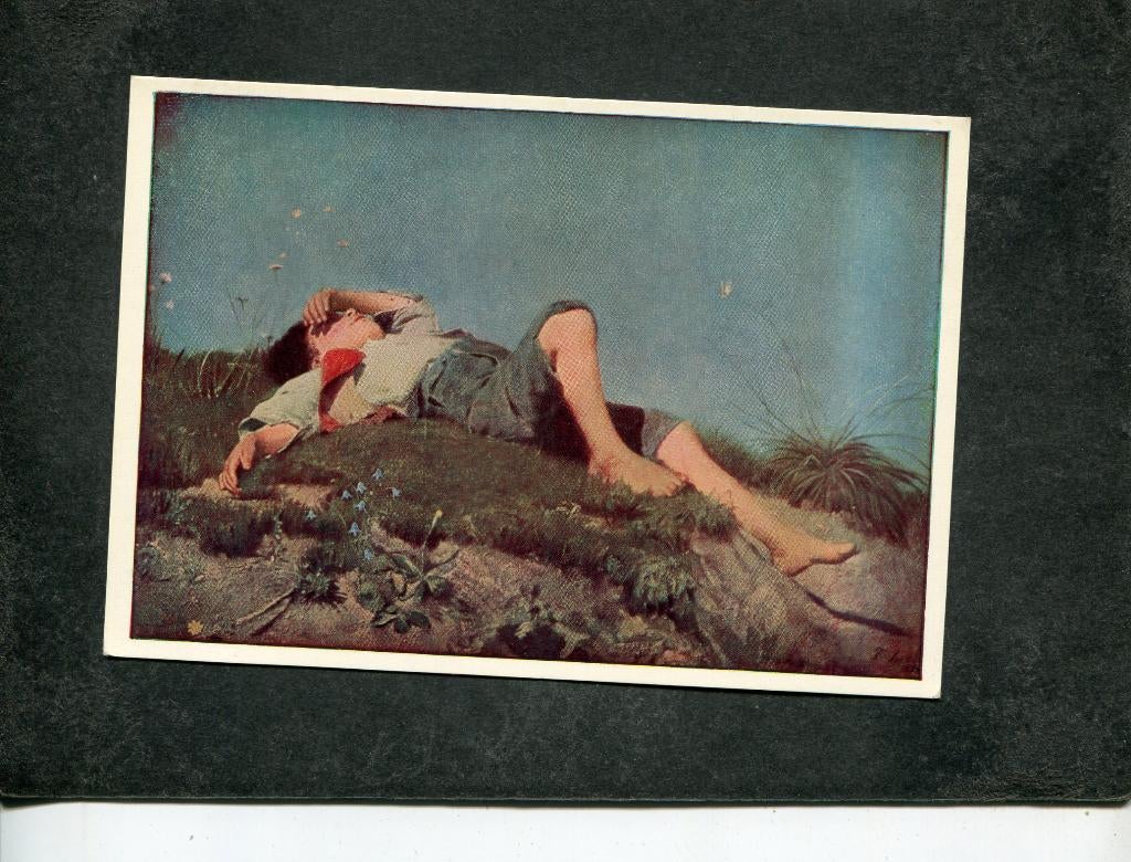 Ansicht Frans von Lenbach - The Shepherd Boy, Verzamelen, Verzenden, 1980 tot heden, Ongelopen, Overige thema's