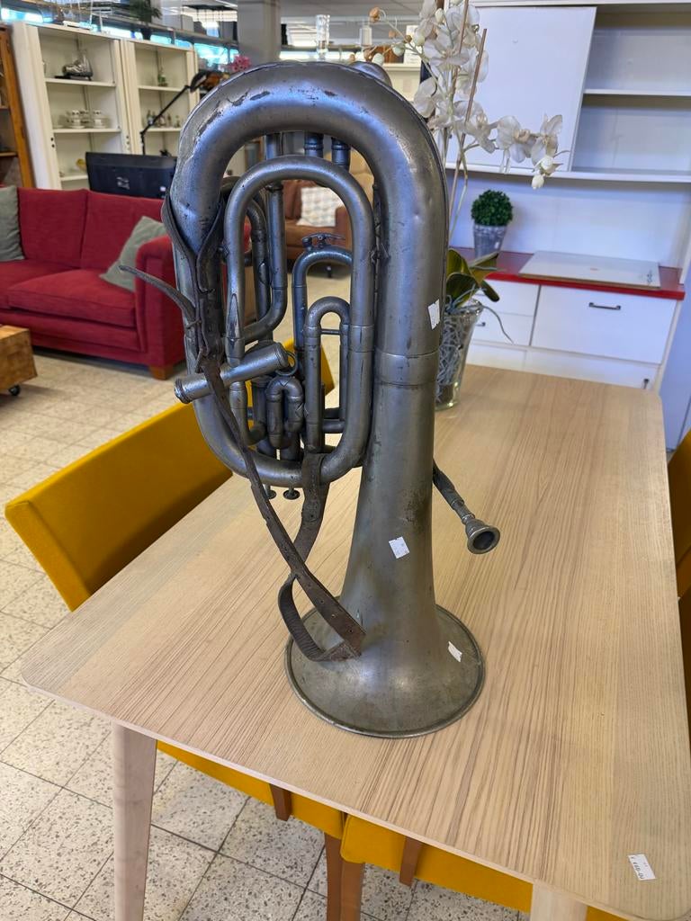 Oude Koperen Bariton / Euphonium, Ophalen, Gebruikt, Kingloop, Kingloop