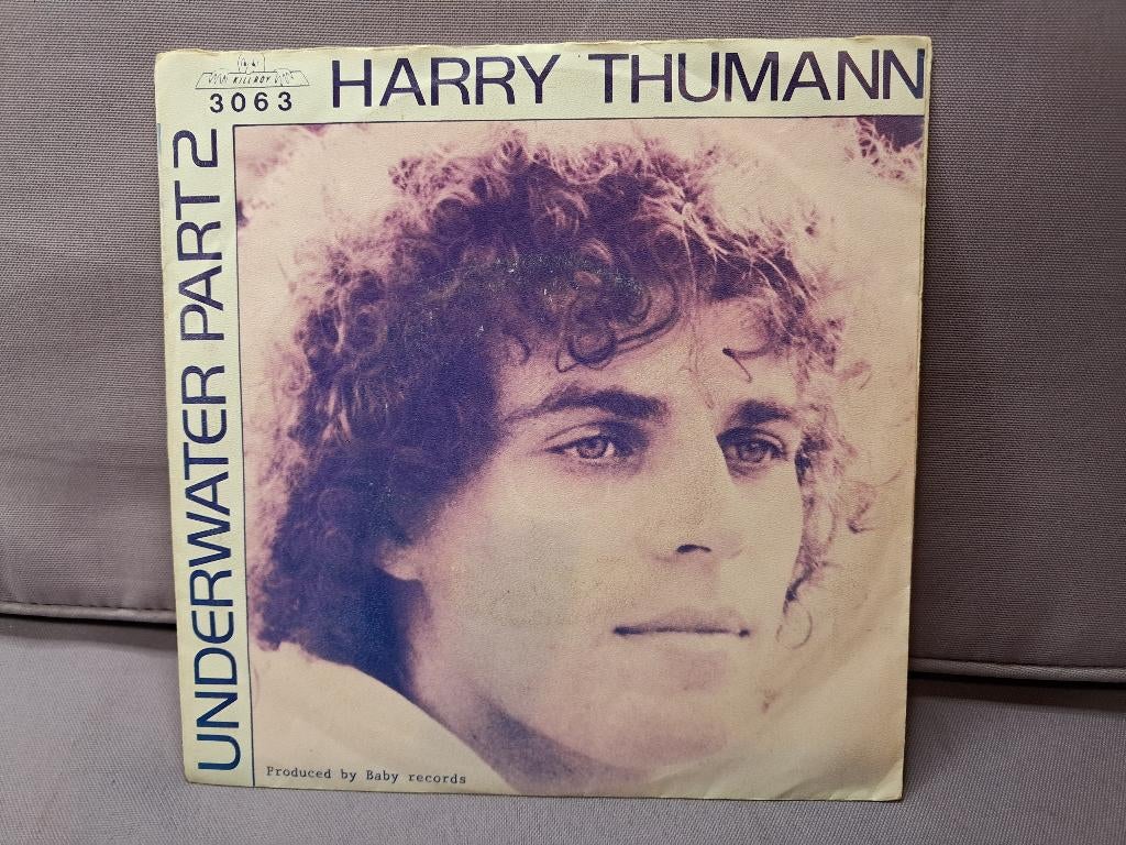 45t. dan hartmann. underwater. ex, Cd's en Dvd's, Vinyl Singles, Gebruikt, 7 inch, Single, Ophalen of Verzenden