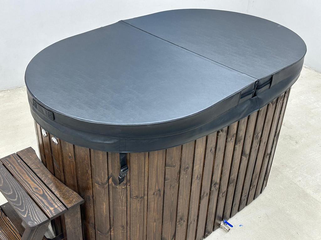 MEGA PAAS ACTIE  luxe hottub 2 persoons, Verzenden, Zo goed als nieuw, Trap