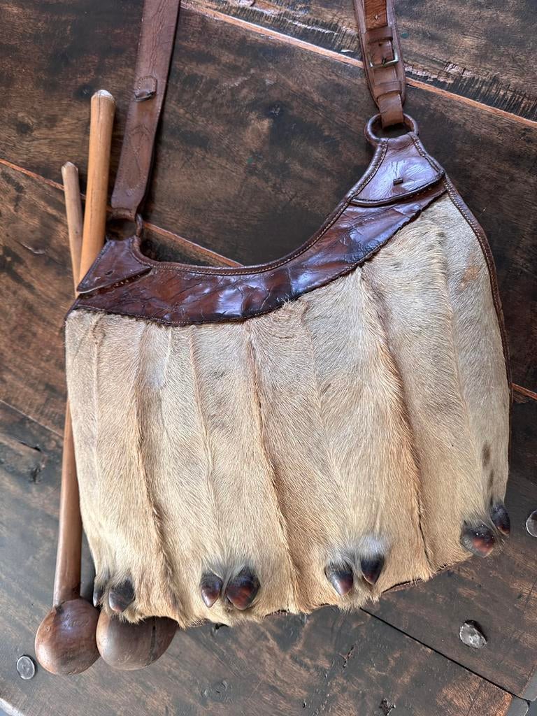 Antieke Antilopen Jachttas  collectie Antropoloog, Ophalen of Verzenden