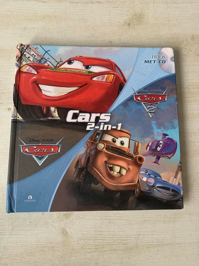 Cars 2-in-1 Boek met CD - Disney Pixar, Boeken, Kinderboeken | Kleuters, Ophalen of Verzenden, Zo goed als nieuw, Sprookjes