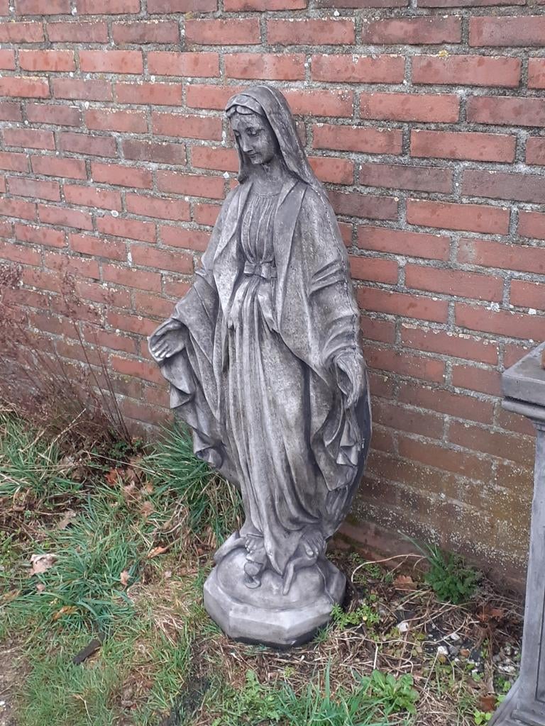 Groot Mariabeeld, Tuin en Terras, Tuinbeelden, Ophalen of Verzenden, Nieuw, Beton, Mensenbeeld