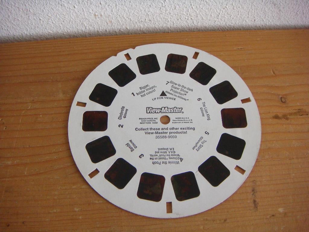 Demonstratie viewmaster schijfje, Verzamelen, Speelgoed, Ophalen of Verzenden, Zo goed als nieuw
