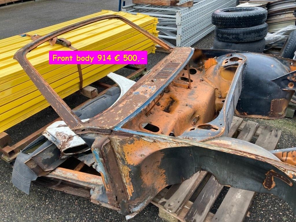 Diverse auto onderdelen Porsche 914 en MG B, Ophalen, MG, Bumper