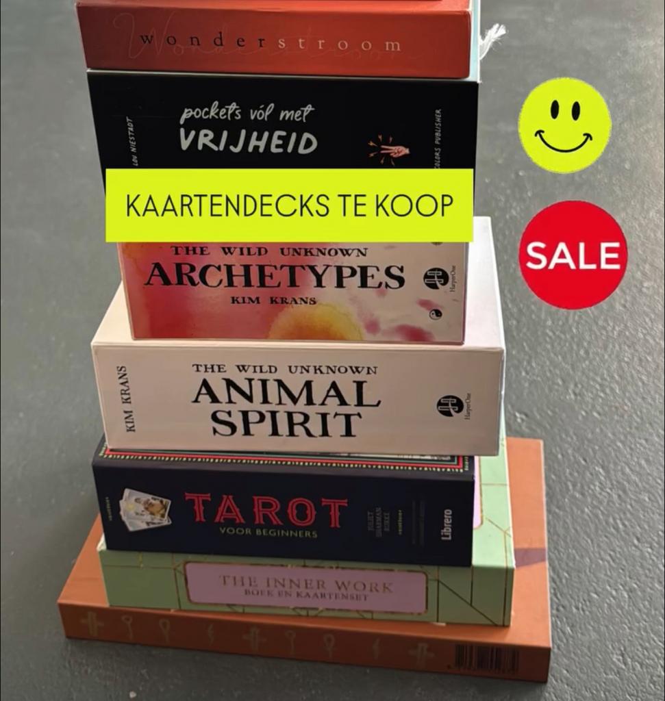 Diverse kaartendecks te koop - bijna nieuw!, Een of twee spelers, Ophalen of Verzenden, Zo goed als nieuw