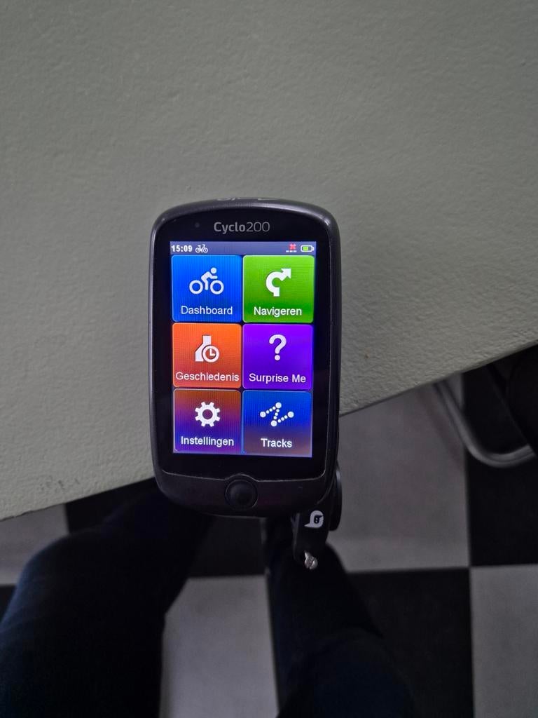 Cyclo200 Fietsnavigatie met Stuurhouder - Goede Conditie, Ophalen of Verzenden, Waterdicht, Gebruikt