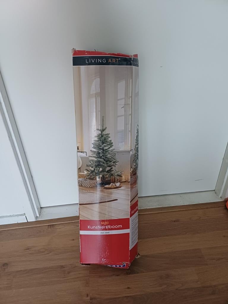 Mini Kunstkerstboom Compleet, Ophalen, Zo goed als nieuw
