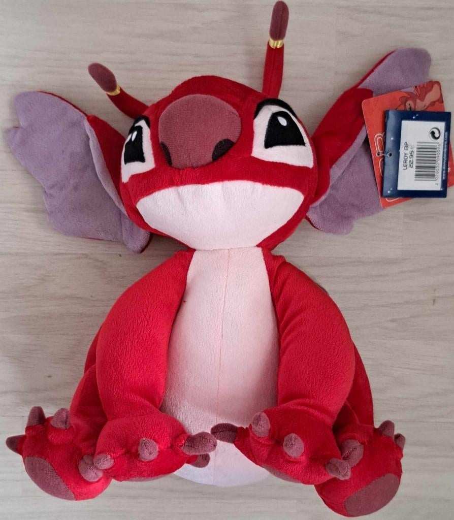 DISNEYLAND KNUFFELS KNUFFEL STITCH ANGEL MICKEY LEROY MICKEY, Ophalen of Verzenden, Mickey Mouse, Zo goed als nieuw, Knuffel