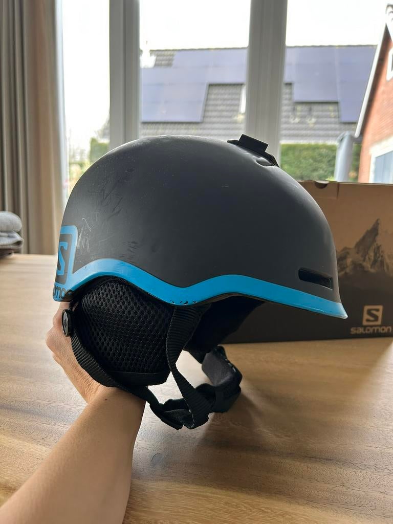Salomon skihelm M 53- 56cm in doos, Overige typen, Zo goed als nieuw, Minder dan 100 cm, Salomon