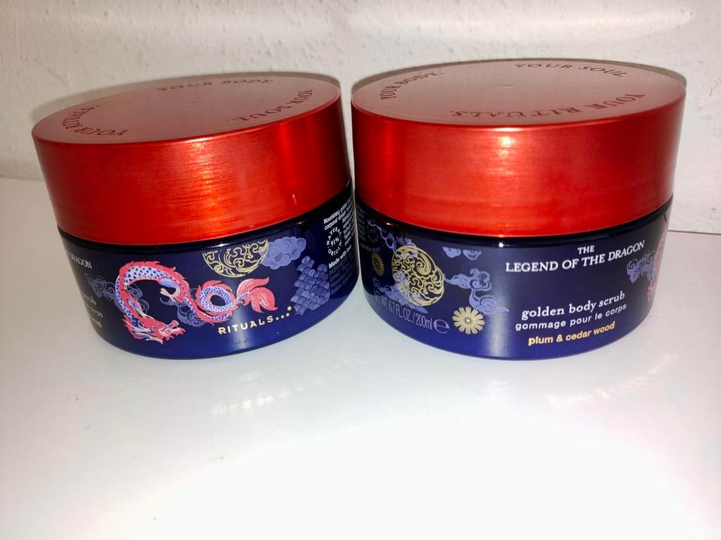 RITUALS Legend of Dragon Body Scrub 2x Bodyscrub douche, Sieraden, Tassen en Uiterlijk, Uiterlijk | Lichaamsverzorging, Ophalen of Verzenden