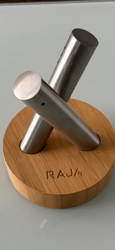 Romanox peper en zoutstel, Ophalen of Verzenden, Zo goed als nieuw, Overige stijlen, Overige typen