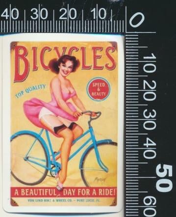 Sticker: Bicycles, Ophalen of Verzenden, Zo goed als nieuw, Bedrijf of Vereniging