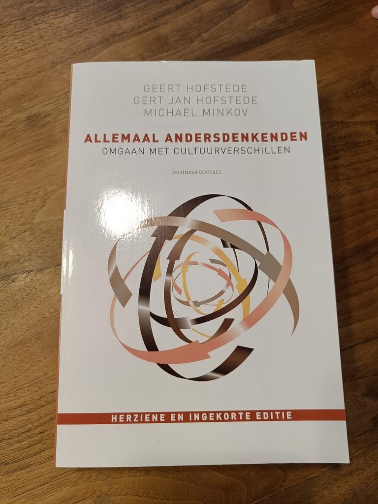 Allemaal Andersdenken - Hofstede, Ophalen of Verzenden, Zo goed als nieuw, Management, Geert Hofstede