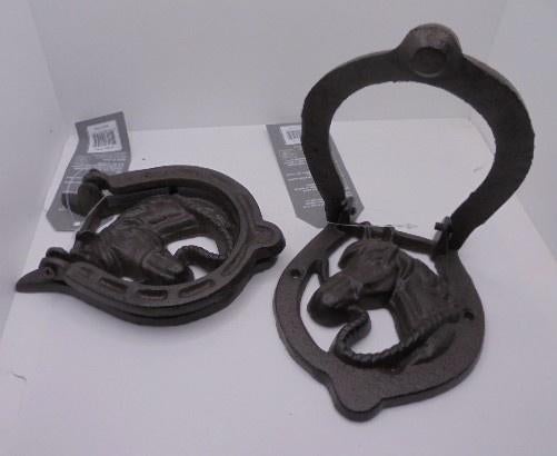 GIETIJZEREN DEURKLOPPER HOEFIJZER NIEUW, Tuin en Terras, -, -, Nieuw, Ophalen of Verzenden