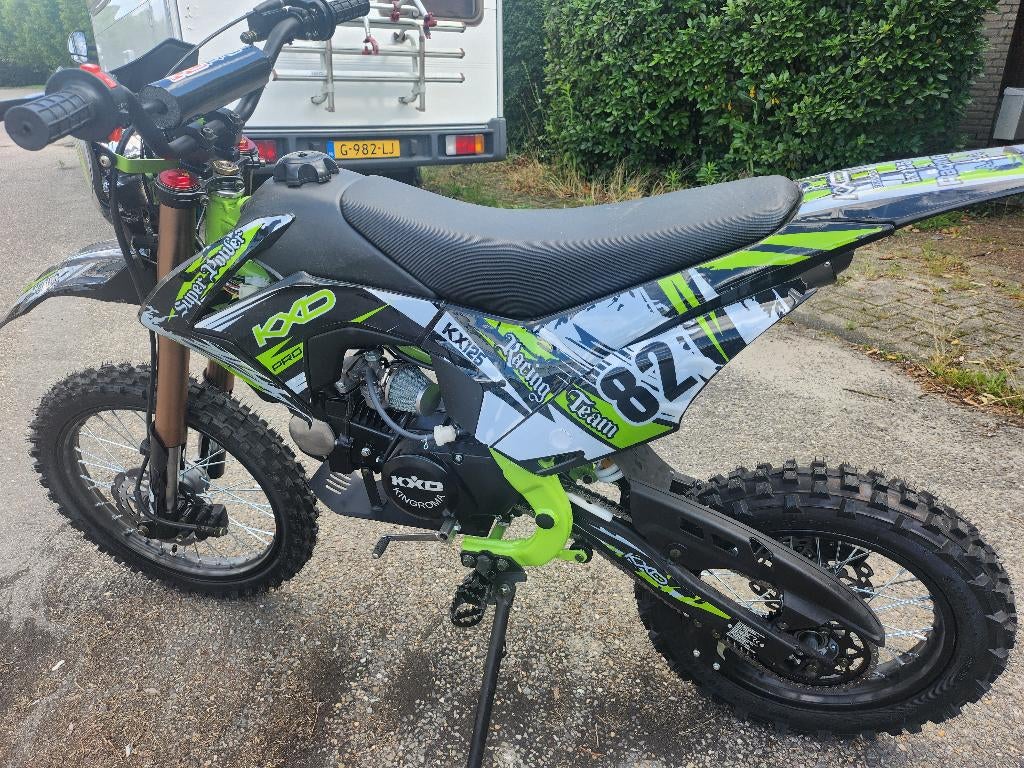 Crosser KXD 125cc 17/14 wielen electrische start en koplamp, Ophalen of Verzenden, Nieuw