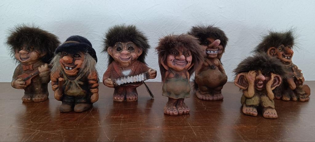 Vintage Fosse/NyForm trollen Norway., Verzamelen, Beelden en Beeldjes, Ophalen of Verzenden, Gebruikt, Fantasy