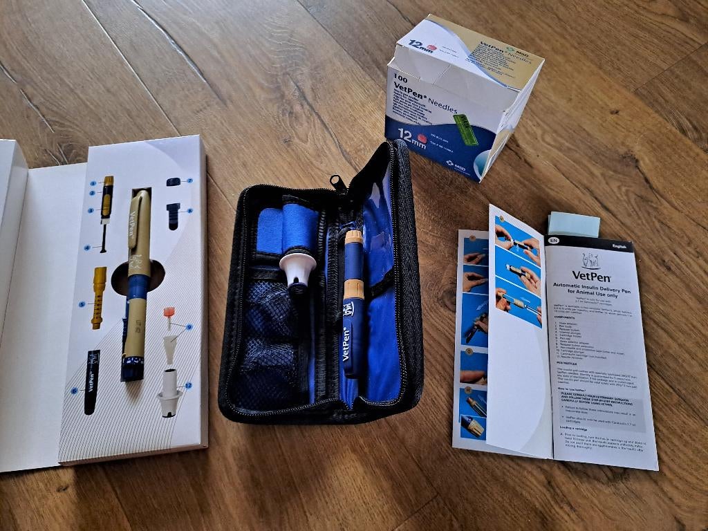 Vetpen suikerziekte kat, Ophalen, Gebruikt