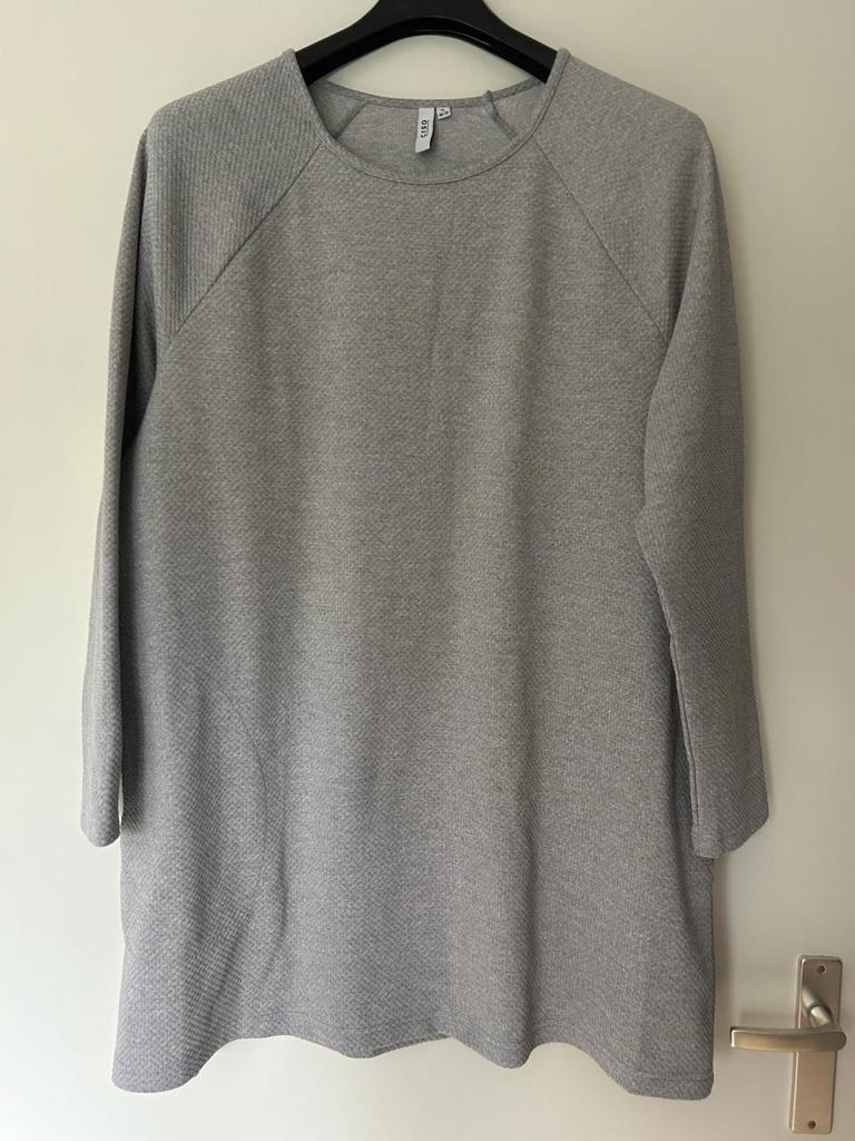 Zgan! Cisi grijskleurige halflange trui 48/50, Verzenden, Zo goed als nieuw, Grijs, Trui of Vest