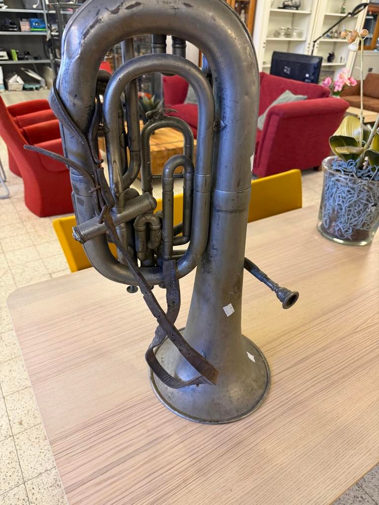 Oude Koperen Bariton / Euphonium, Ophalen, Gebruikt, Kingloop, Kingloop