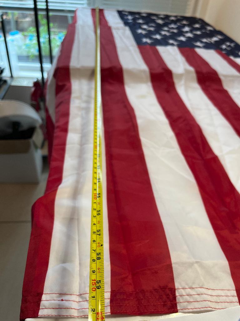 Amerikaanse Vlag USA Flag 3x5ft (91.44x152.4 cm) Nylon, Ophalen of Verzenden, Gebruikt