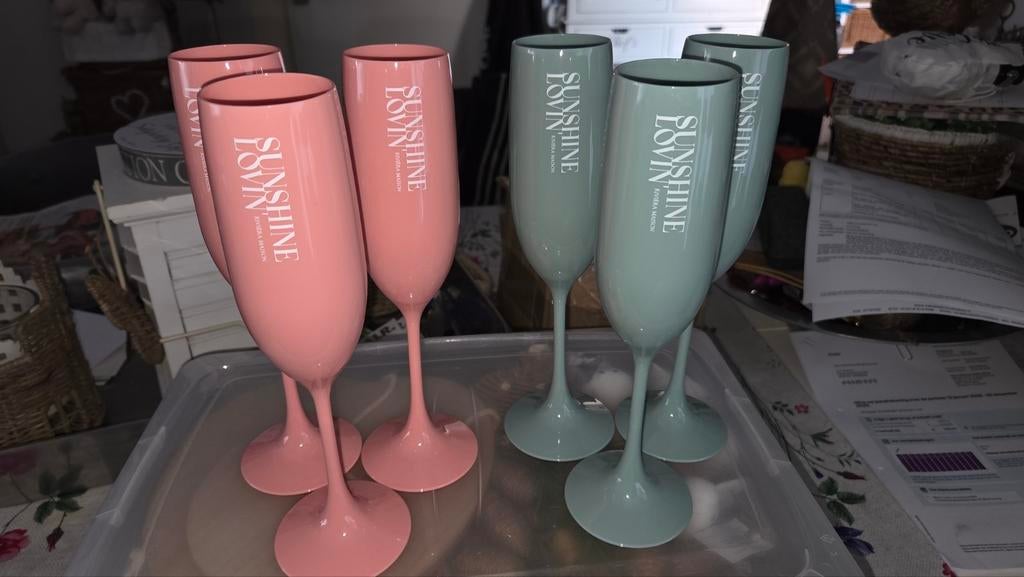 Riviera Maison Glazen - Nieuwstaat, Ophalen of Verzenden, Zo goed als nieuw, Kunststof, Los bestek